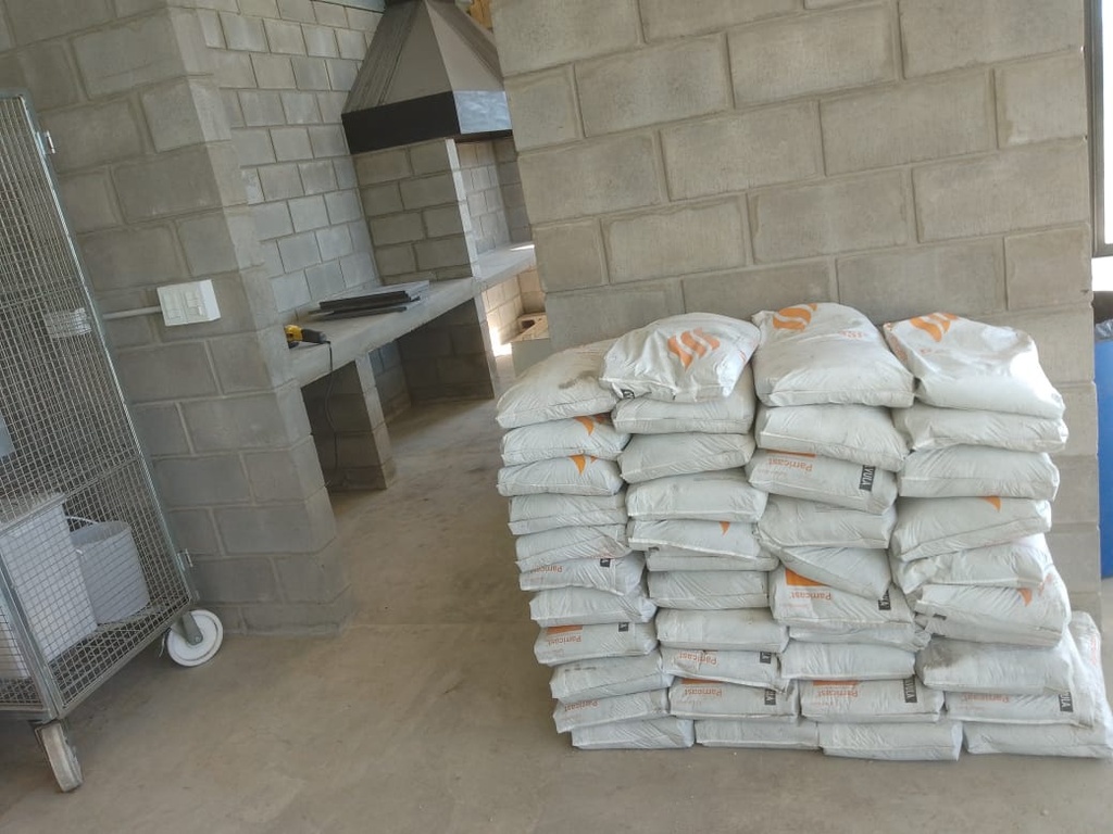 Colocación de materiales