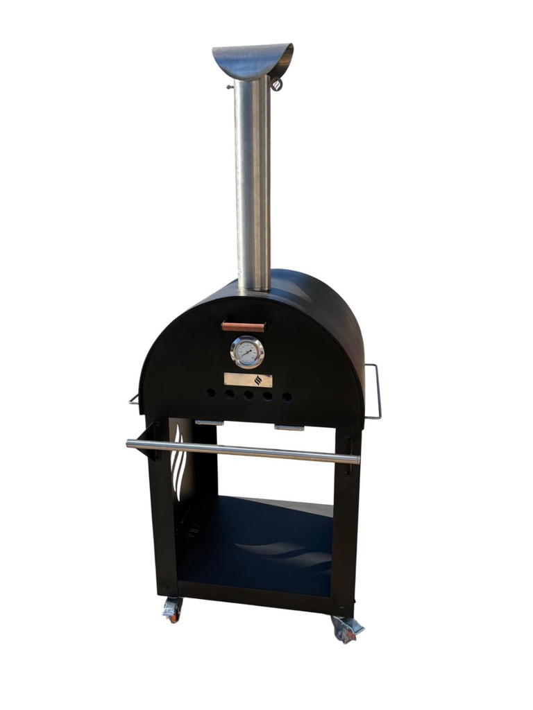 HORNO HÍBRIDO (GAS/LEÑA) GAUCHO BASE MOVIL