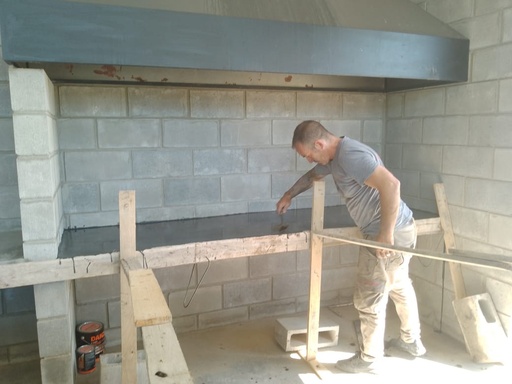 Colocación de materiales